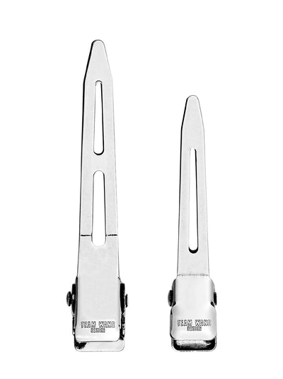 Acceptance Hair Clip Antique Silver&Black