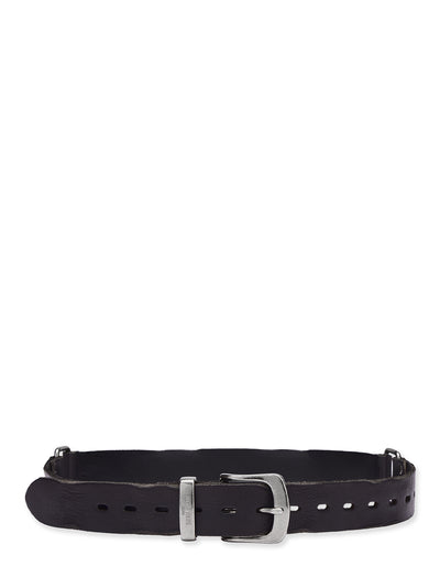 Acceptance Wide Leather Belt Black