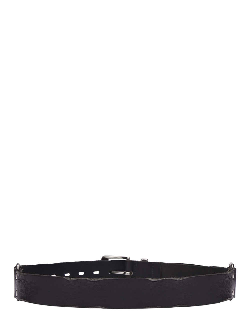 Acceptance Wide Leather Belt Black