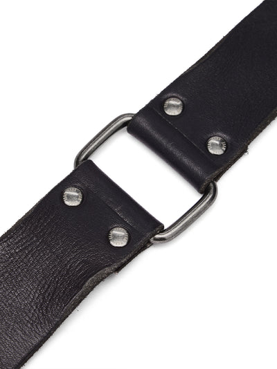 Acceptance Wide Leather Belt Black