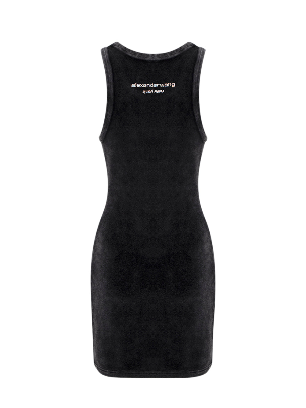 Tank Mini Dress W/ Crystal Dragon Hotfix (Washed Pepper)