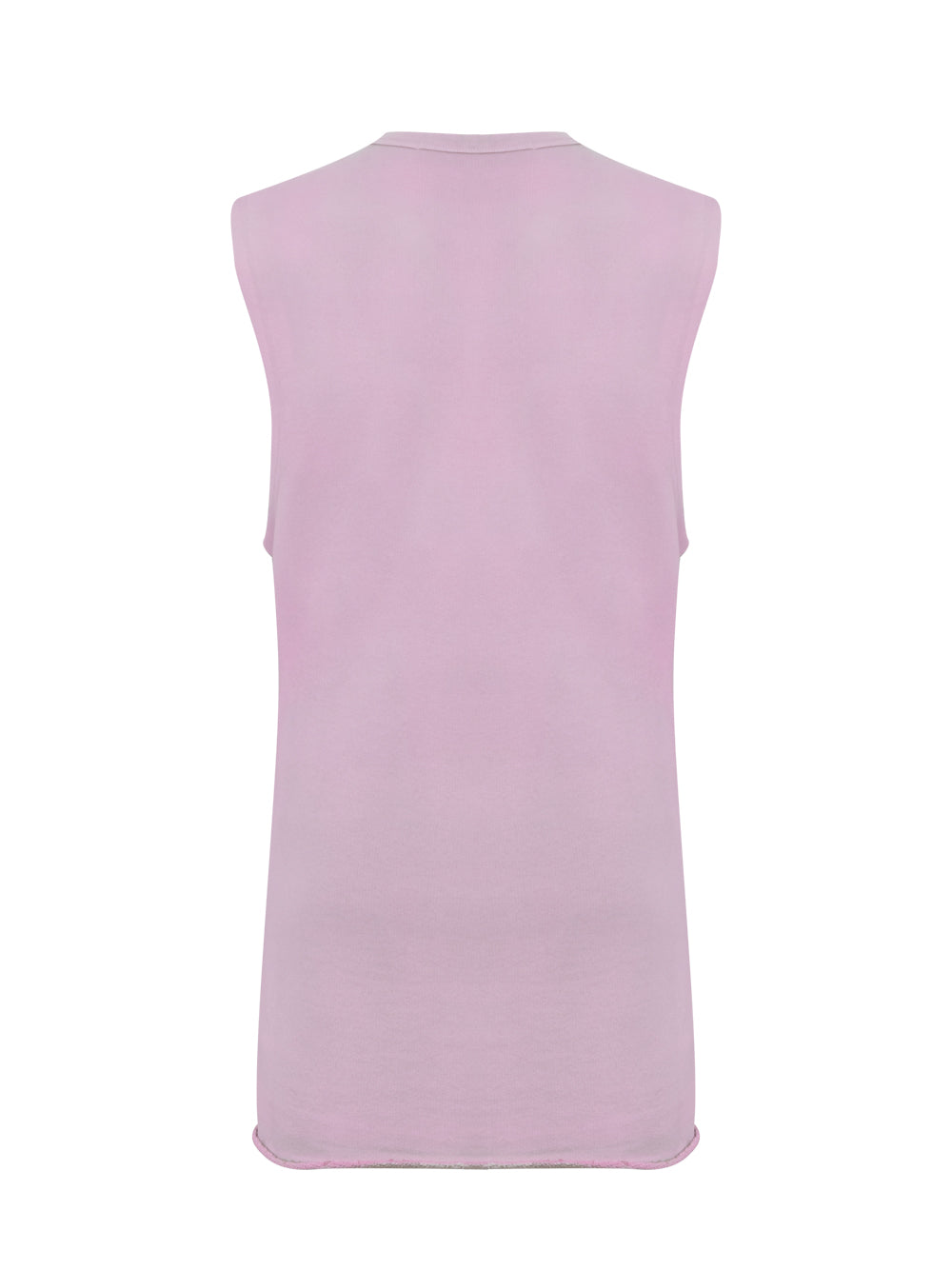 Tapered Minidress in Classic Terry (Washed Pink Lace)