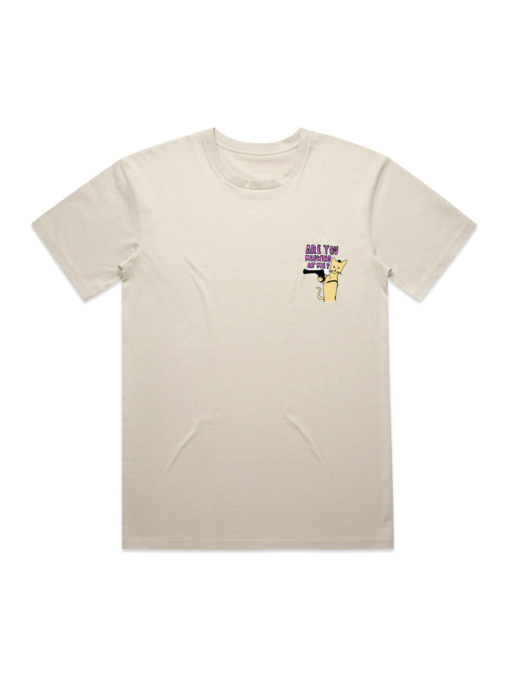 Taxi Cat Mini T-Shirt (Bone)