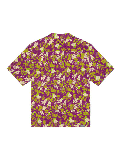 I See The Lights Hawaiian Short Sleeve Printed Shirt (Print Antique Moss)
