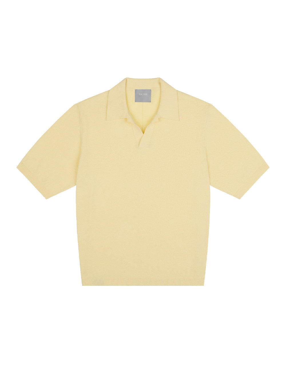 I See The Lights Knitted Short-Sleeve Polo Shirt (Anise Flower)