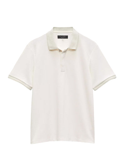 Tech Stretch Piqué Polo (Chalk)