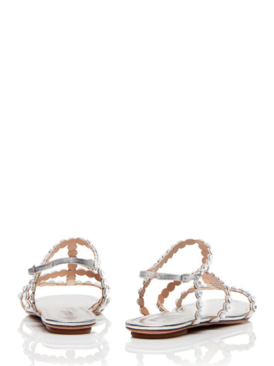 Tequila Sandal Flats (Silver)