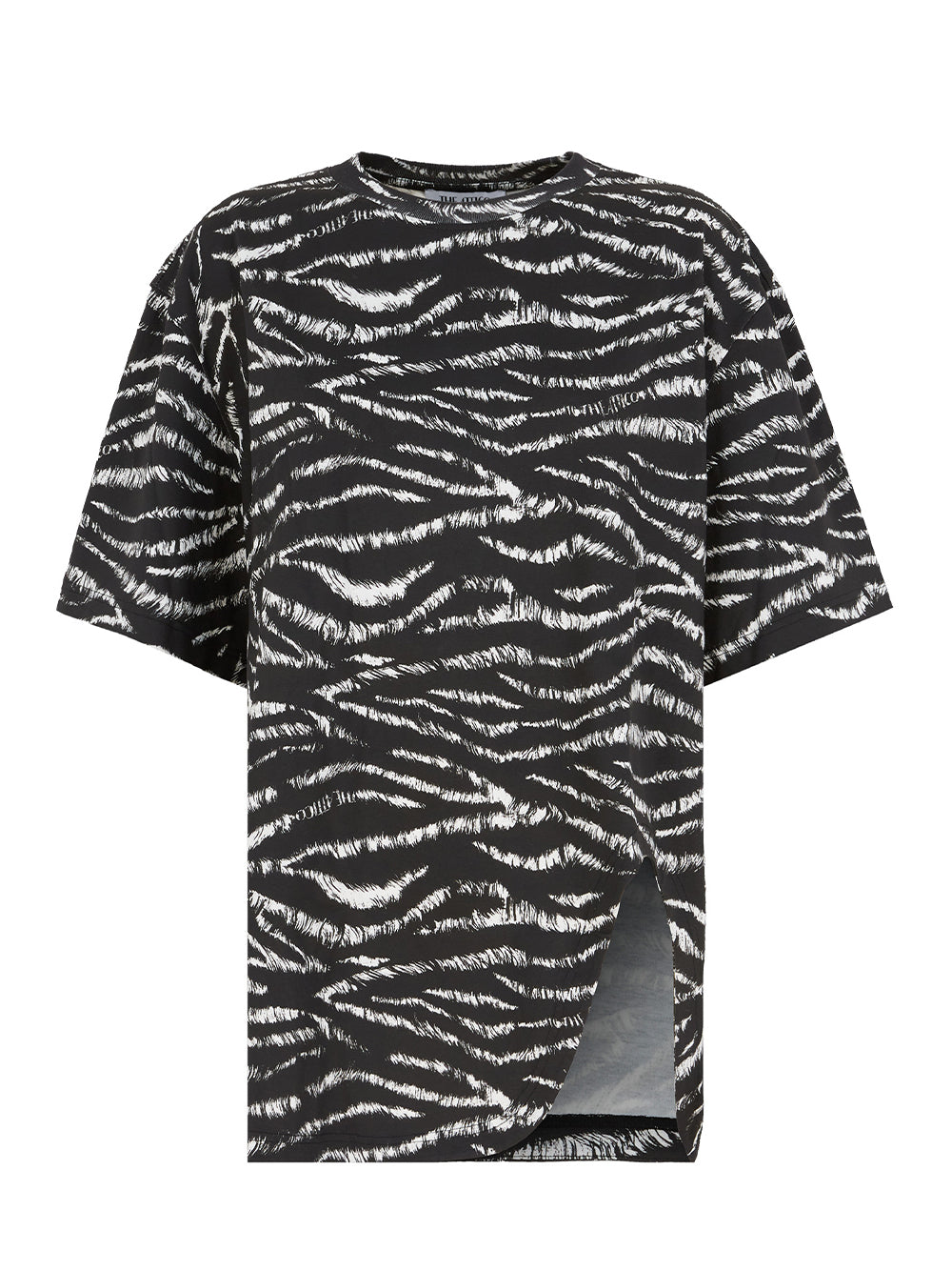 Zebra Print T-Shirt Black/White