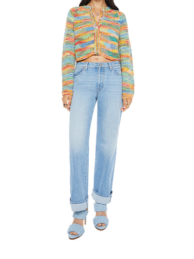 The Raglan Crop Cardigan (Fancy Fade)