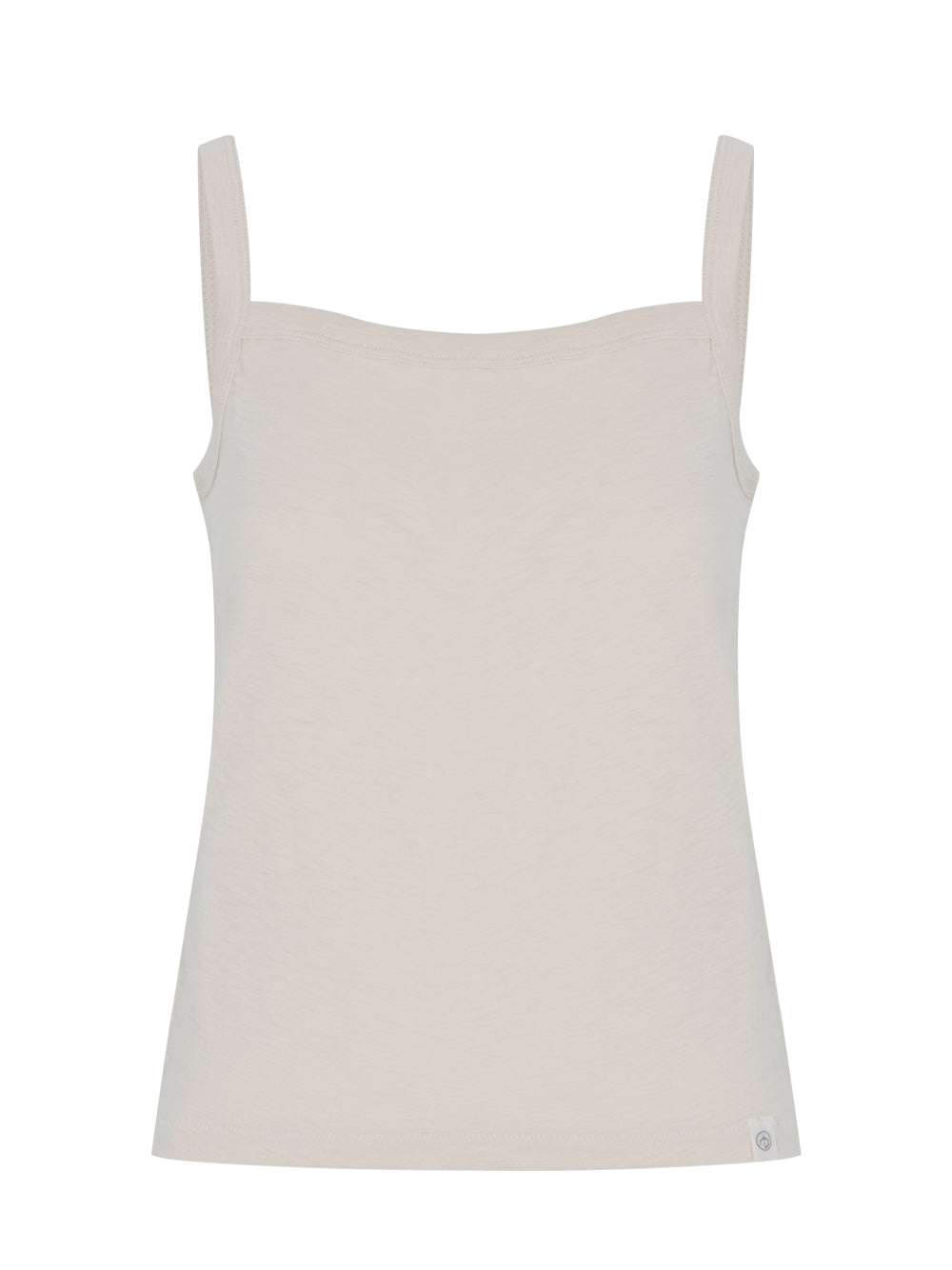 The Slub Square Neck Tank (Oatmeal)