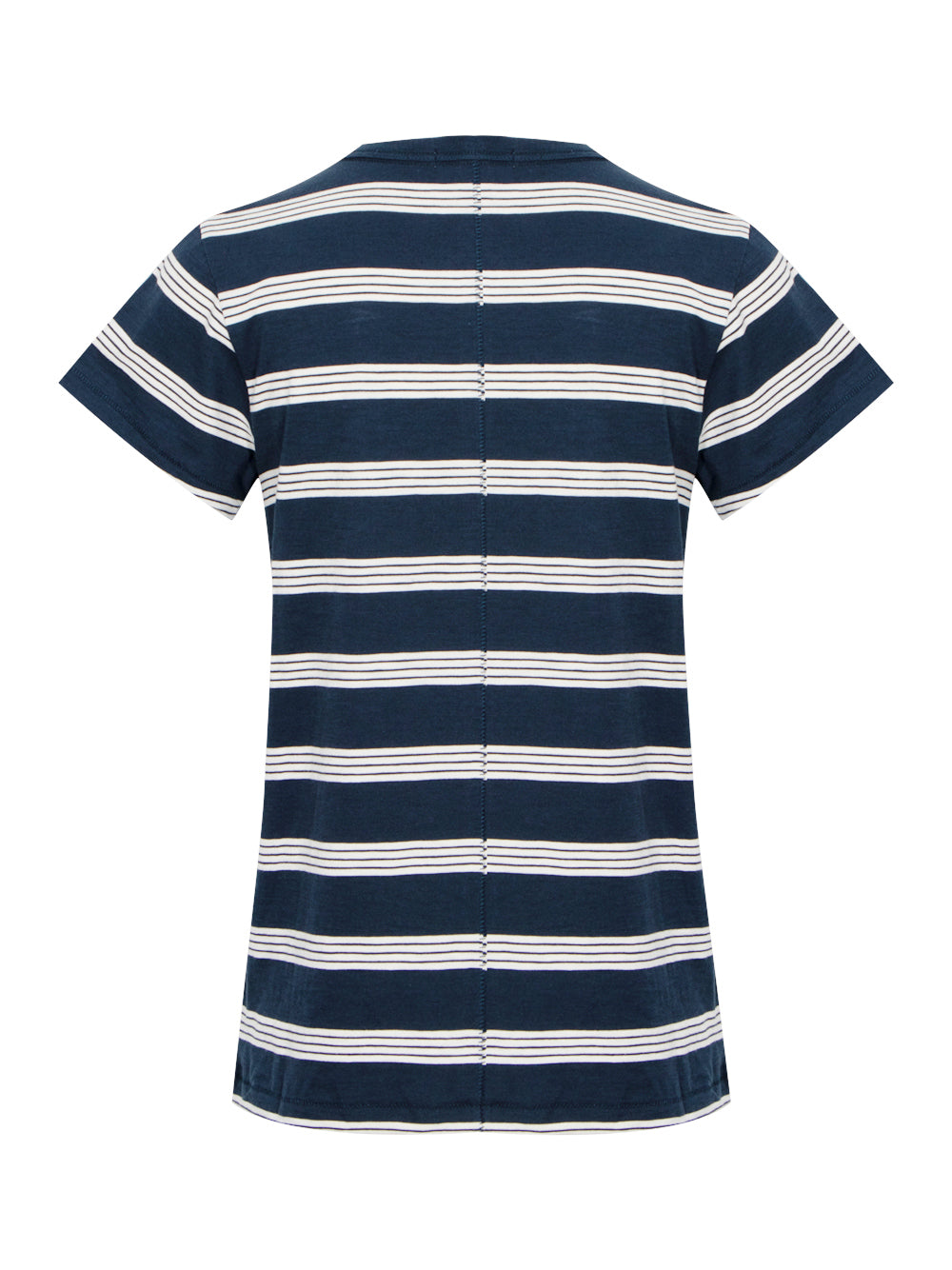 The Slub Stripe Tee (Salute Ivory)