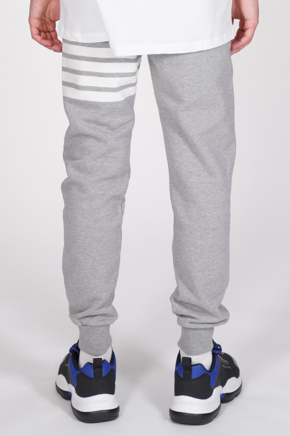 Thom-Browne-4-Bar-Engineered-Stripe-Sweatpants-Grey-3