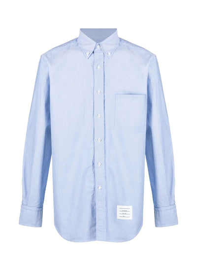 Oxford Grosgrain Placket Shirt (Light Blue)