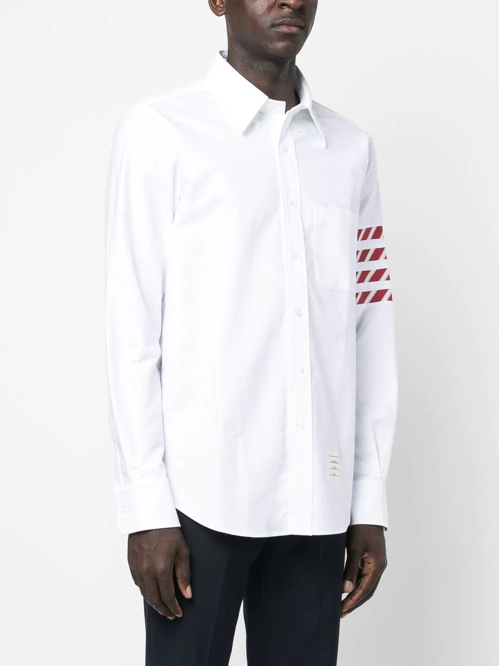     Thom-Browne-Mens-Wovens-Shirt-Blouse-White--3