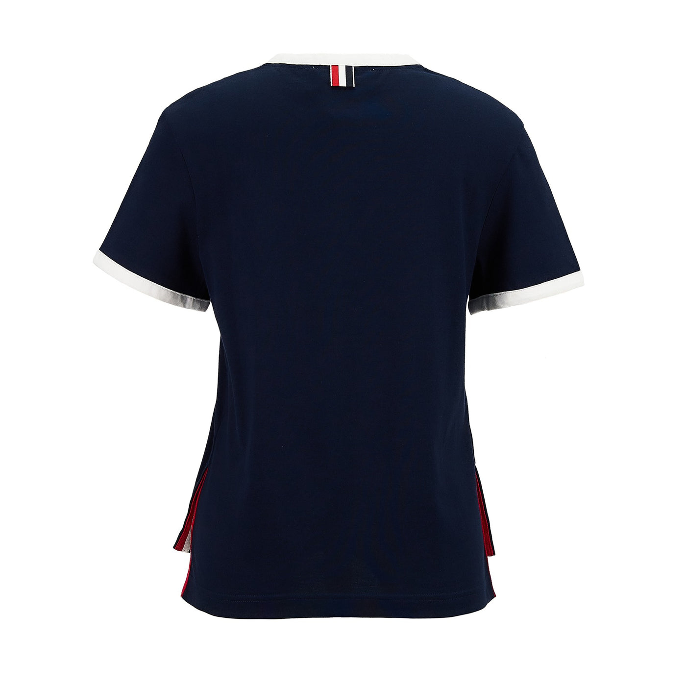 ThomBrowne-AsymmetricHemShortSleeveTShirt-Navy-2