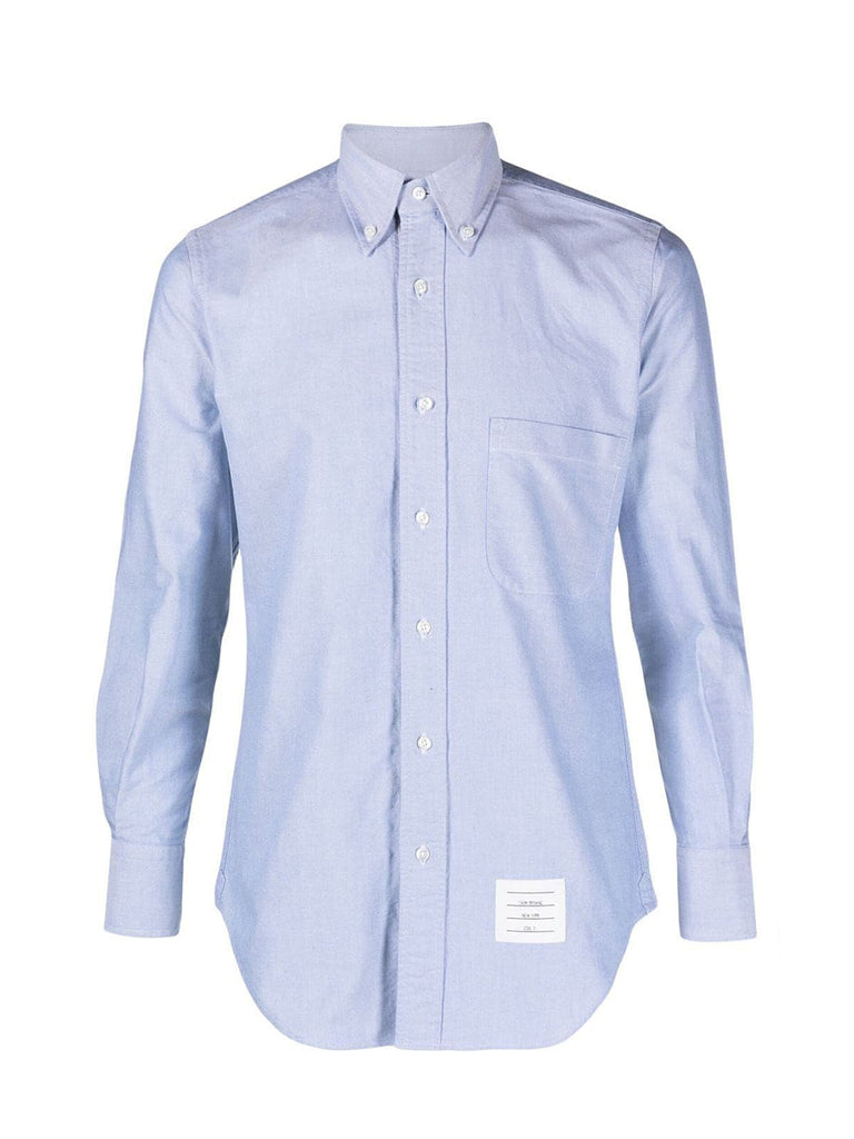 Thom Browne Classic L/S BD PC Shirt W/ CF GG Placket In Oxford