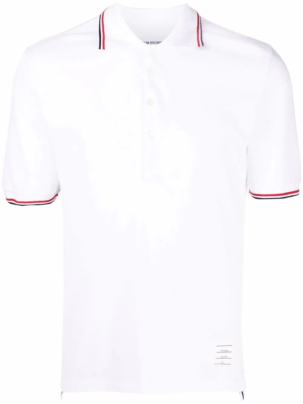 ThomBrowne-ClassicPiqueStripeShortSleevePolo-White-1