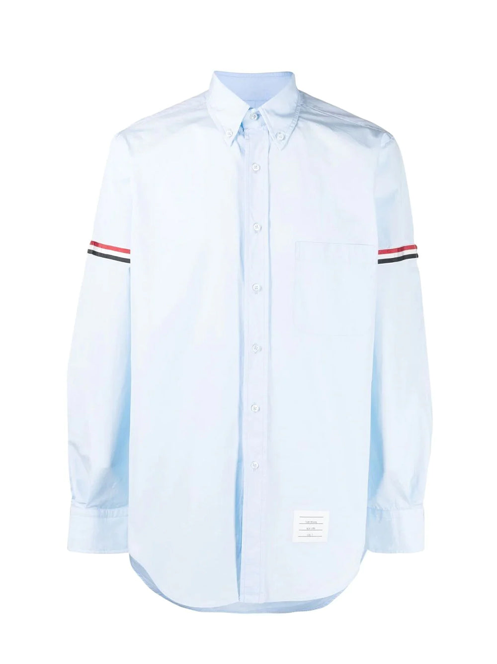 ThomBrowne-ClassicShirtW_RWBGrosgrainArmbandsInPoplin-LightBlue