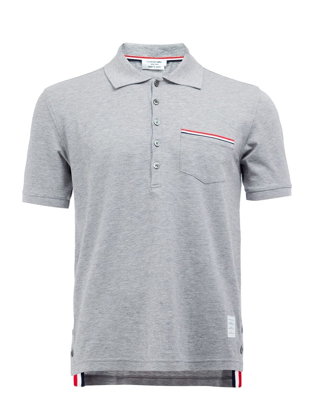 RWB stripe polo shirt (Grey)