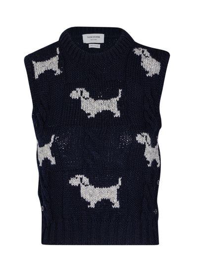 ThomBrowne-DonegalCheckHectorCrewNeckShellTop-Blue-1