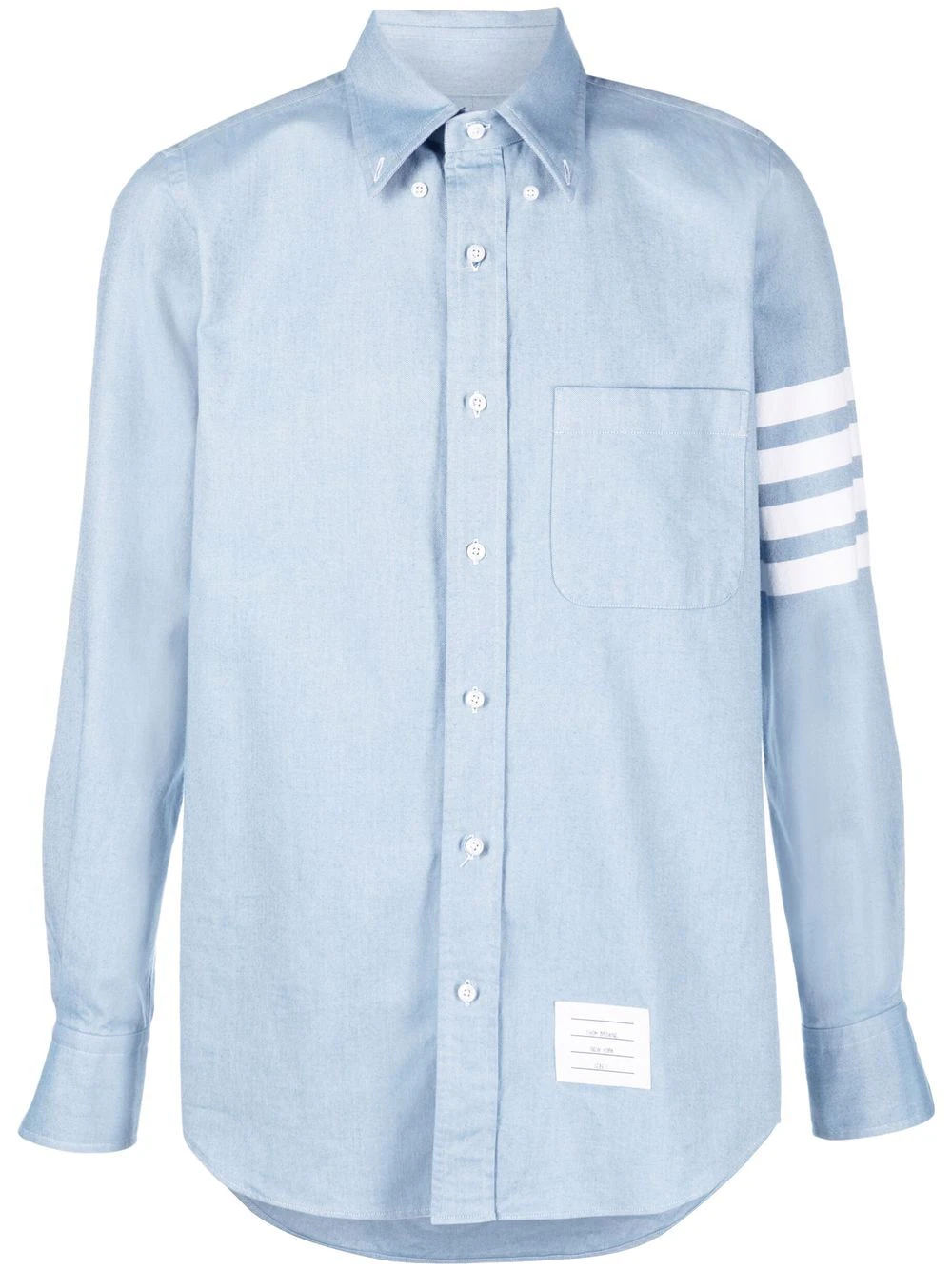 ThomBrowne-Flannel4BarStraightFitShirt-LightBlue-1