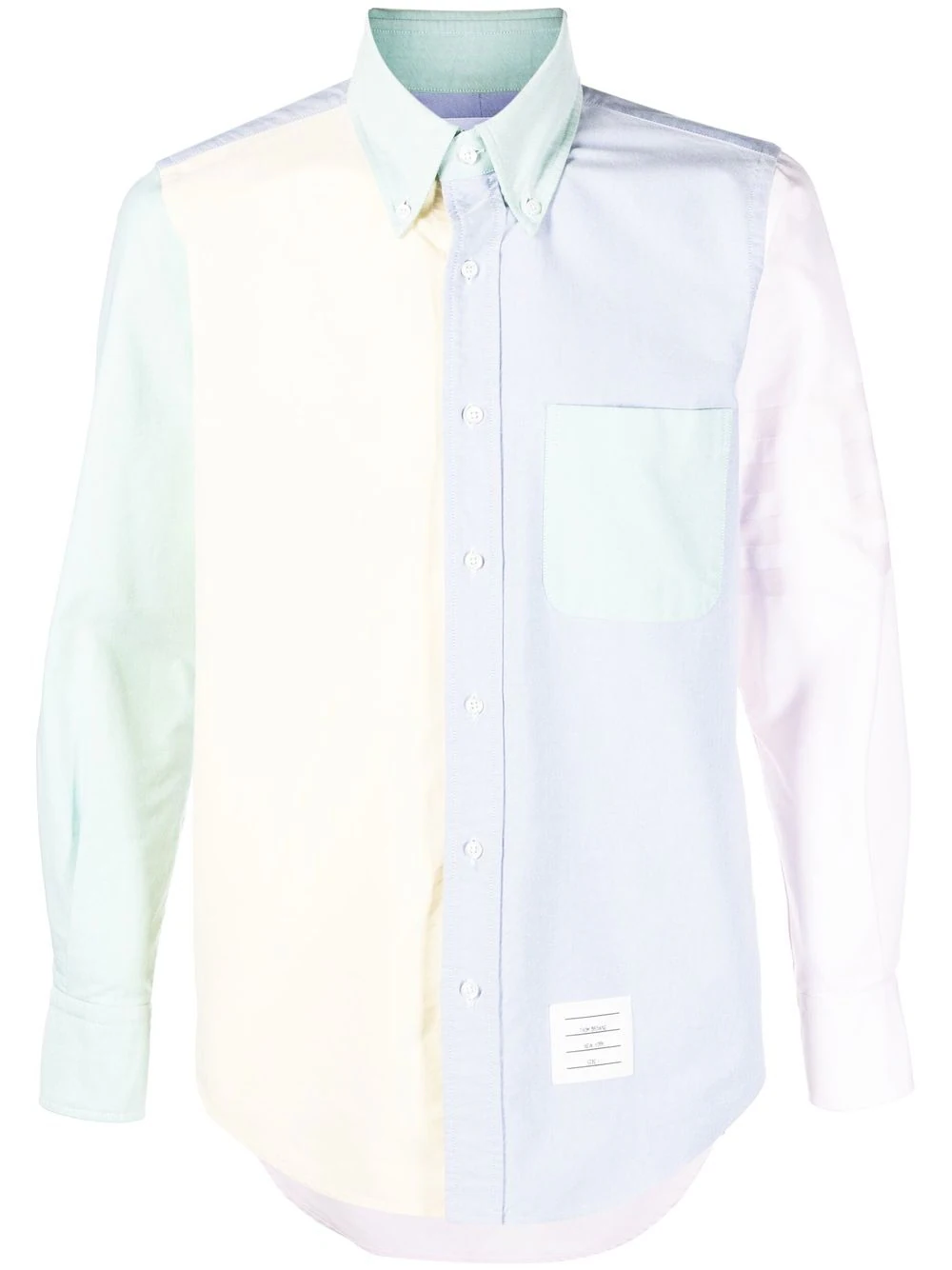 ThomBrowne-FunMixOxfordSatinWeave4-BarStraightFitShirt-Pastel-1