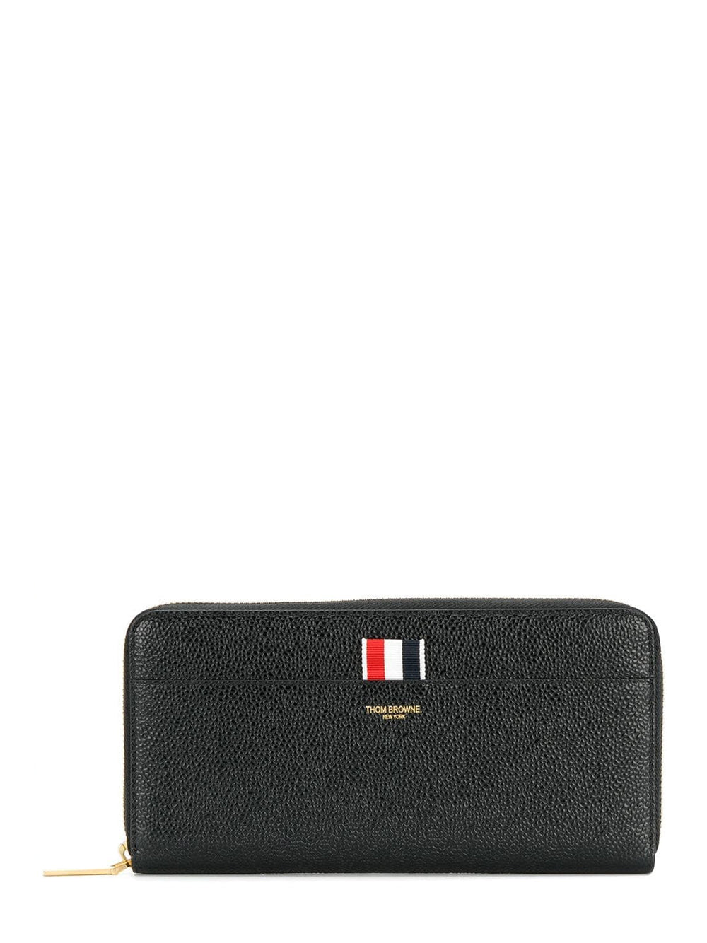 ThomBrowne-Grosgrain-TabLeatherContinentalWallet-Black-1