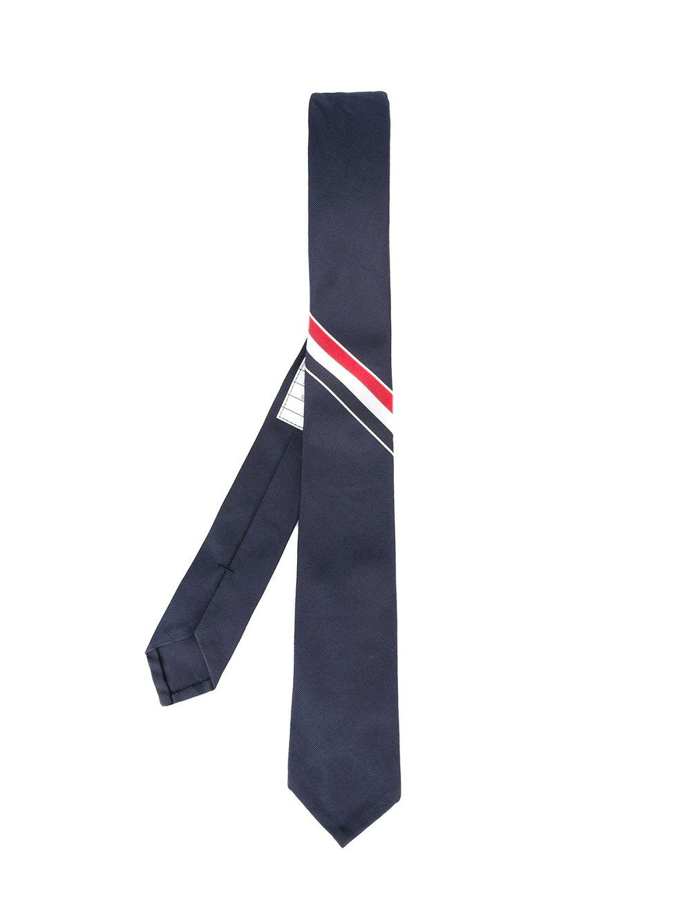 Grosgrain Stripe Tie (Navy)