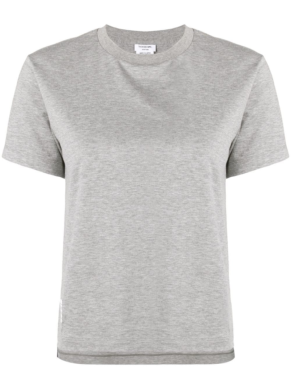 ThomBrowne-LightWeightJerseyRelaxedFitSideSlitShortSleeveTee-LightGrey-1