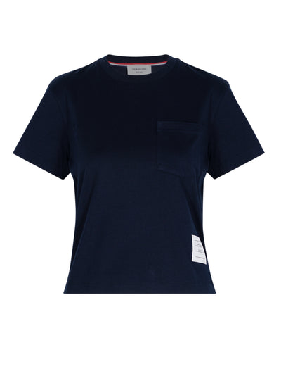 ThomBrowne-MidweightJerseyBoxyShortSleevePocketTee-Navy-1