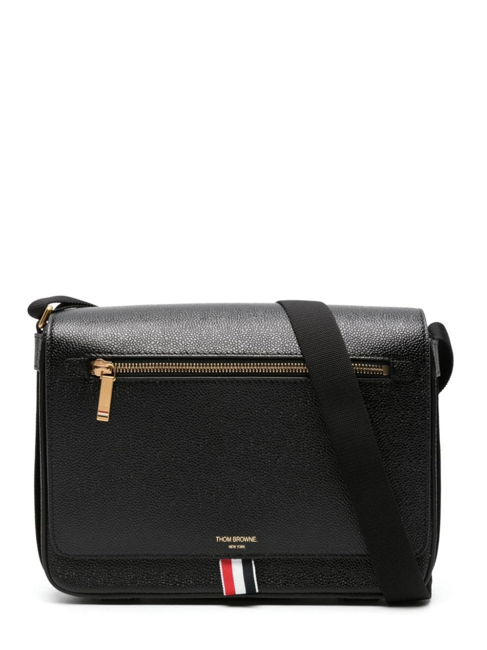 ThomBrowne-PebbleGrainLeatherReporterBag-Black-1