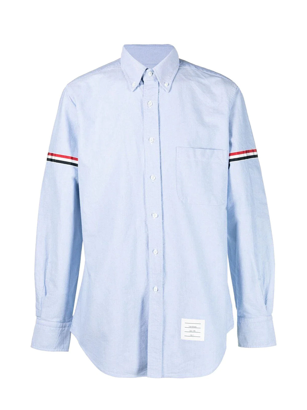 Oxford Grosgrain Armband Classic Shirt (Light Blue)