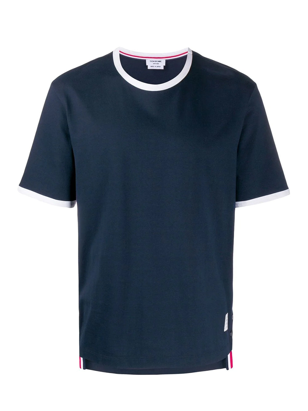 ThomBrowne-RWB-StripeLogo-PatchT-Shirt-Navy-1