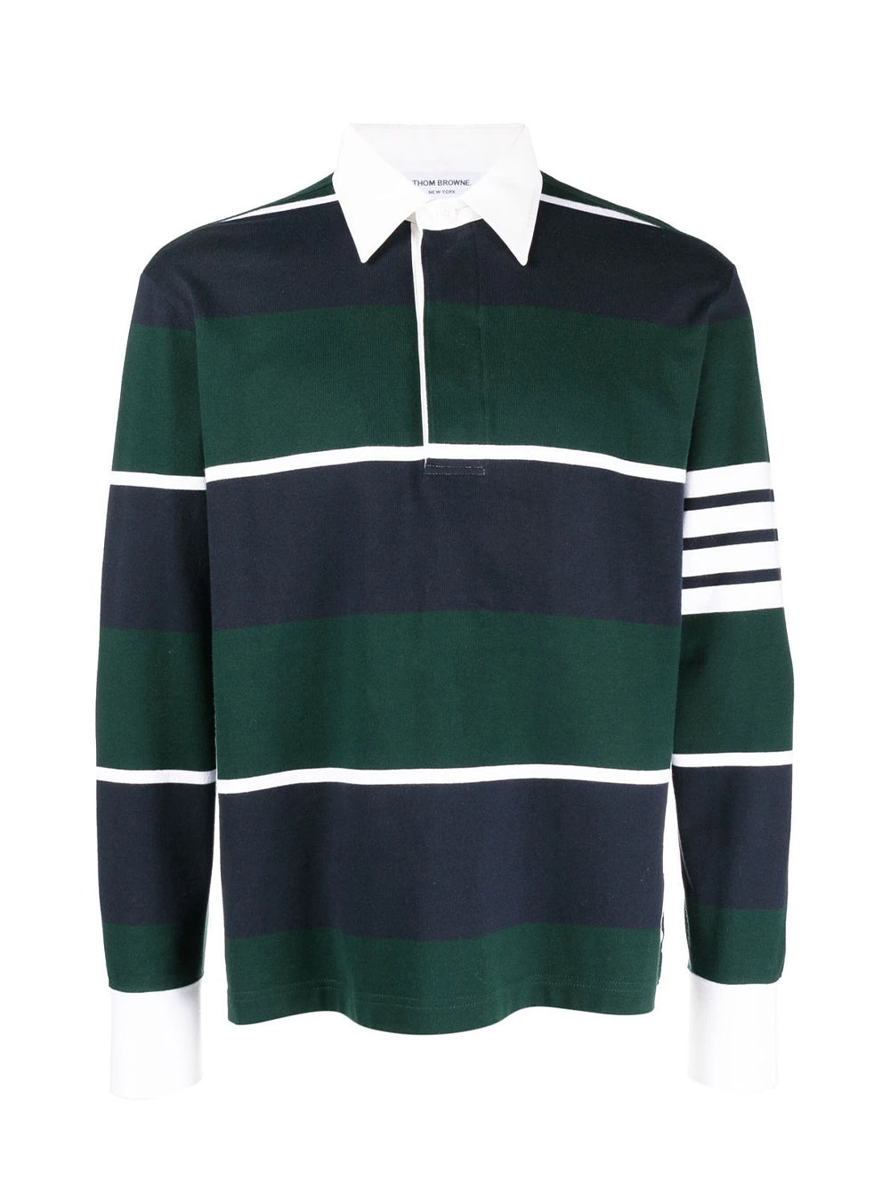 ThomBrowne-RugbyStripeFootballOversizedPolo-Navy_Green_White-1