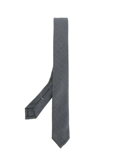Super 120S Twill Necktie (Medium Grey)