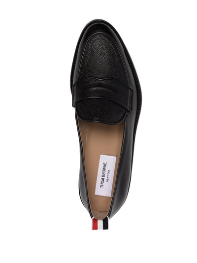 ThomBrowne-VitelloCalfLeatherFlexibleLeatherSoleSoftPennyLoafer-Black-4