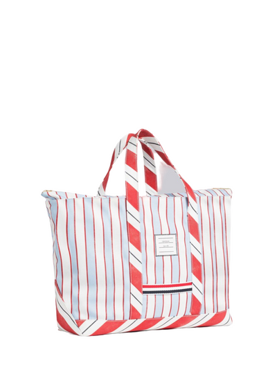 ThomBrowne-WashedStripedCanvasMediumToolTote-LightBlue-3