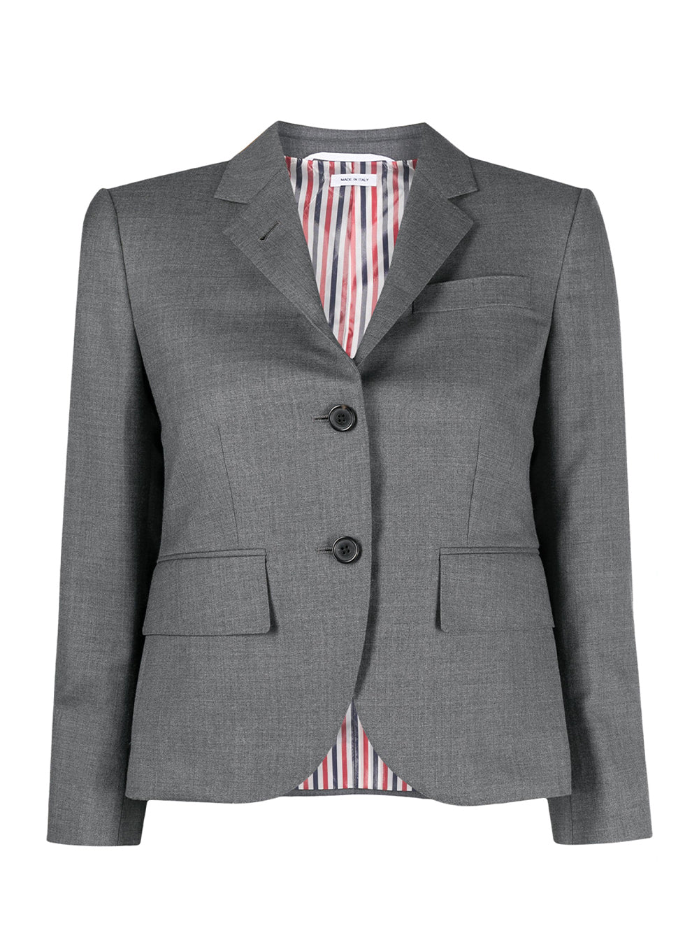 High Armhole Sport Coat - Fit 3 - In Super 120’S Twill (Medium Grey)
