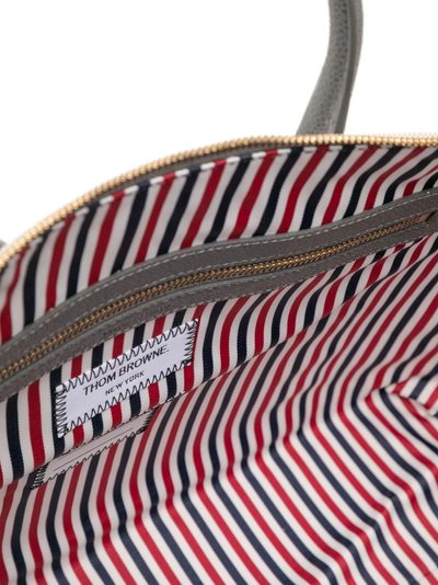 Medium Soft Duffle W/ Shoulder Strap In Salt And Pepper Cotton Canvas Natural