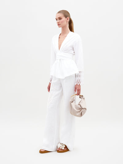 Trilce Pants (White)