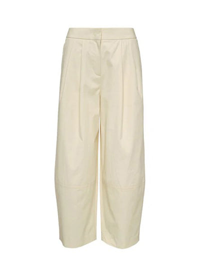 Tumbled Cotton Pants (Light Sand)