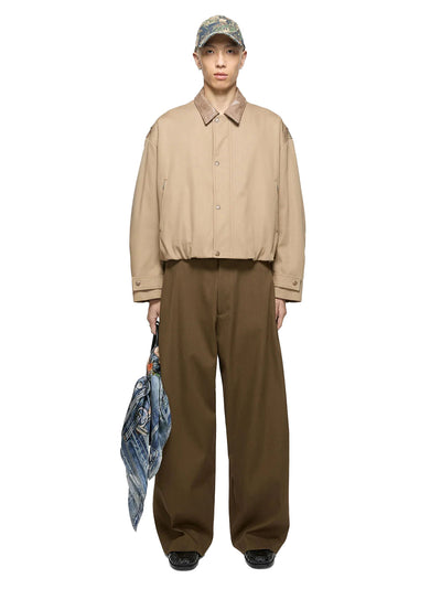 Twill Trousers (Olive Green)