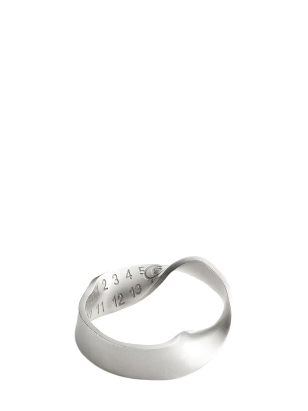Twisted Ring (Brushed Silver)