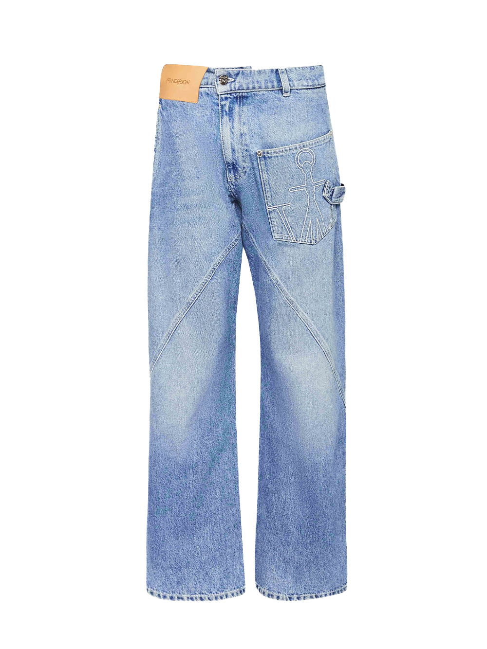 Twisted Workwear Jeans (Light Blue)