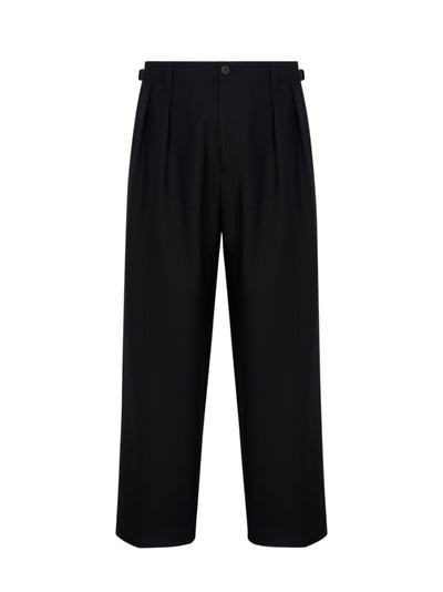Two Tuck Wide Pants (Black)