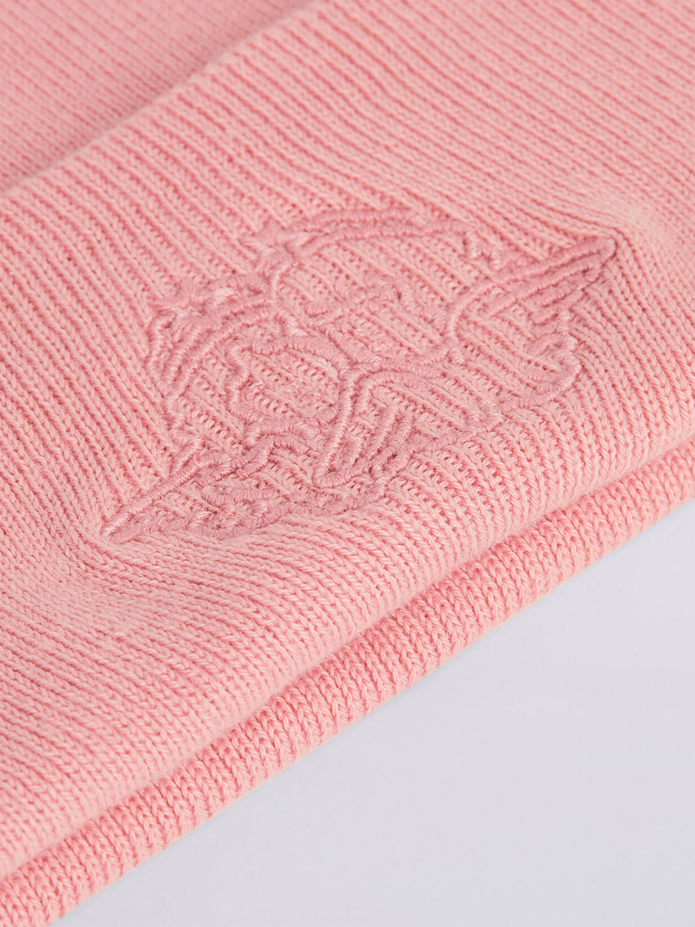 Baby Pink Angel Embroidered Baby Pink