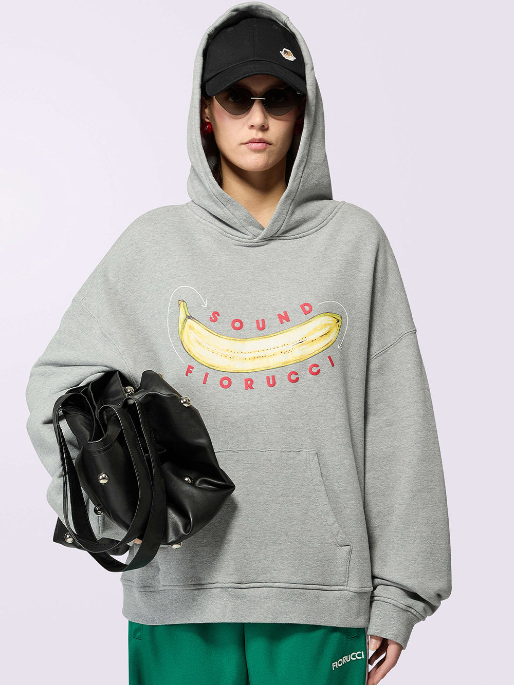 Unisex Banana Sound Hoodie (Grey)