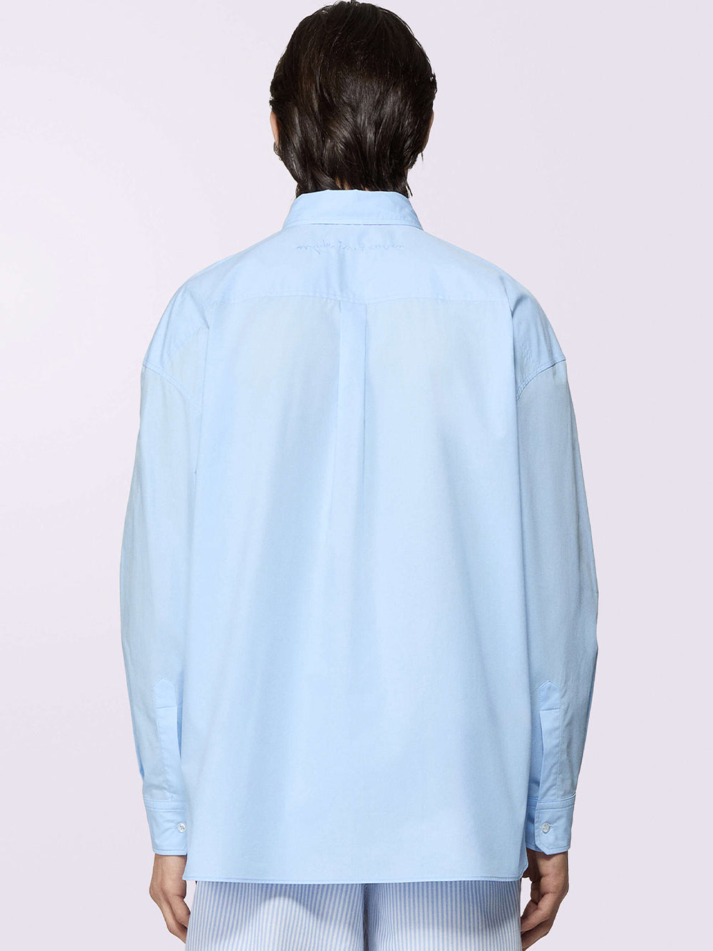 Unisex Embroidered Angels Shirt (Blue)