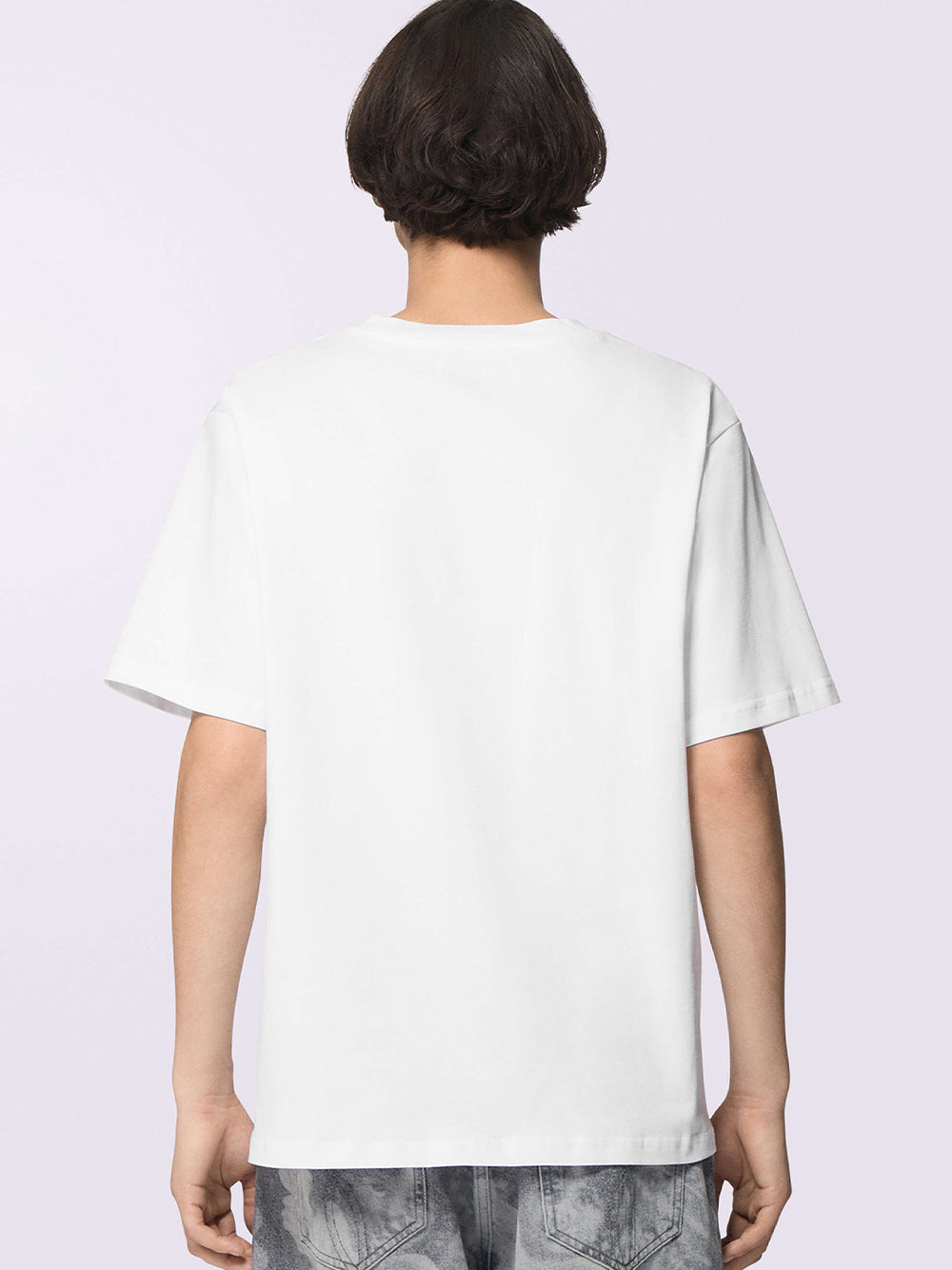 Unisex Logo Patch T-Shirt (White)