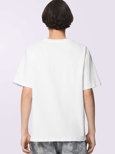 Unisex Logo Patch T-Shirt (White)